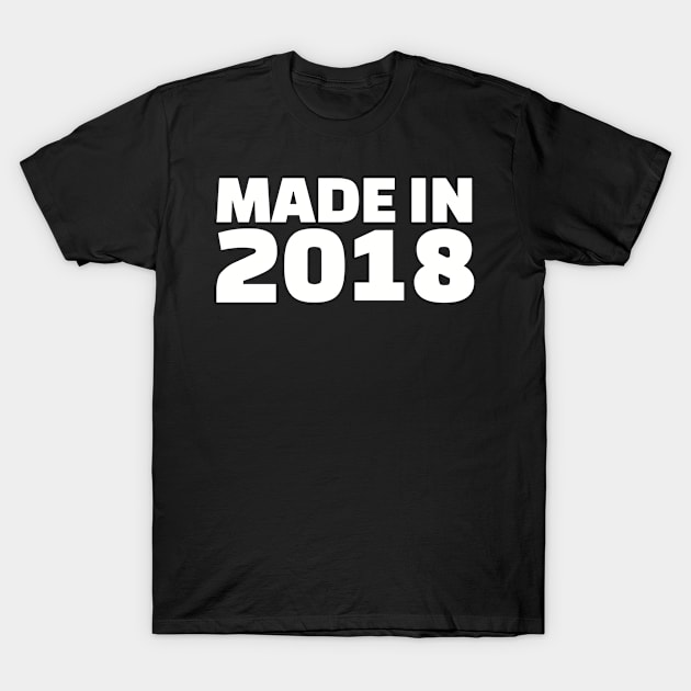 2018 T-Shirt by Designzz